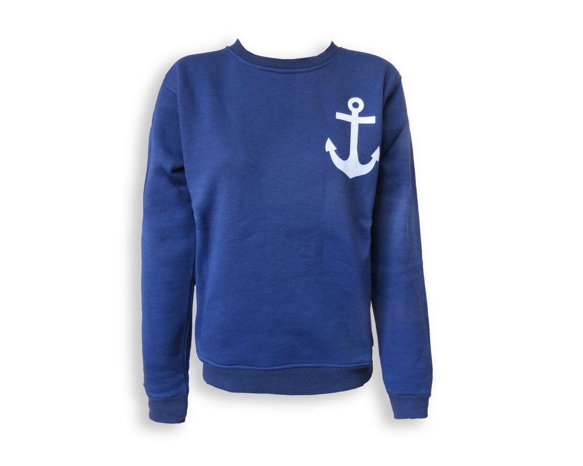 Sonia Originelli T-Shirt Sweatshirt Anker" Maritim Druck Damen Unifarben Pullover geeignet für: Damen" von Sonia Originelli