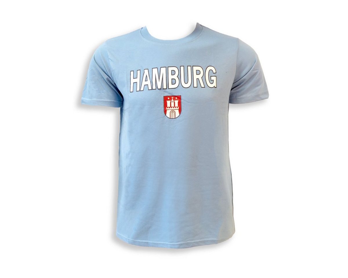 Sonia Originelli T-Shirt T-Shirt Herren Hamburg Classic" Wappen Baumwolle" von Sonia Originelli