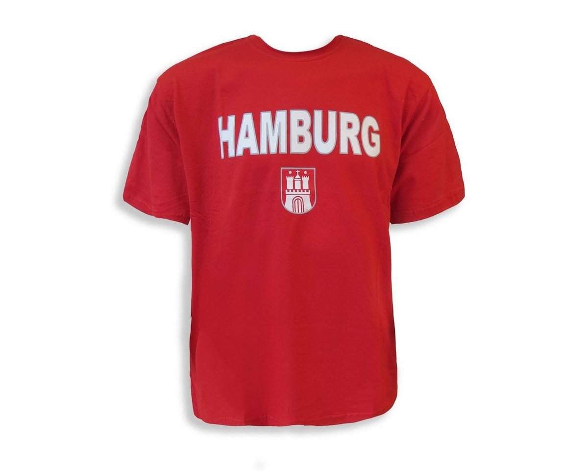 Sonia Originelli T-Shirt T-Shirt Herren Hamburg Classic" Wappen Baumwolle" von Sonia Originelli