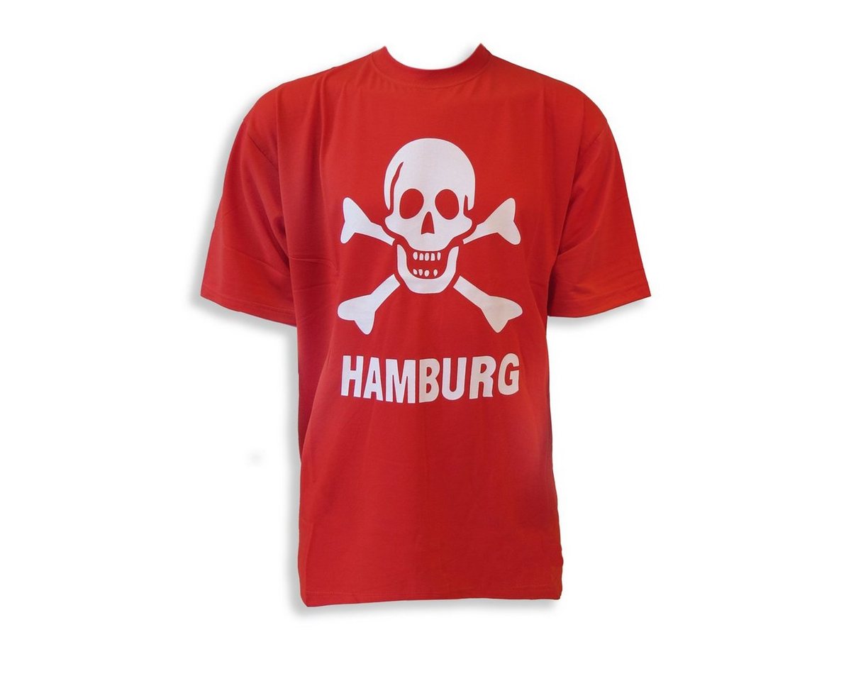 Sonia Originelli T-Shirt T-Shirt Totenkopf Hamburg" Knochen Skull" von Sonia Originelli