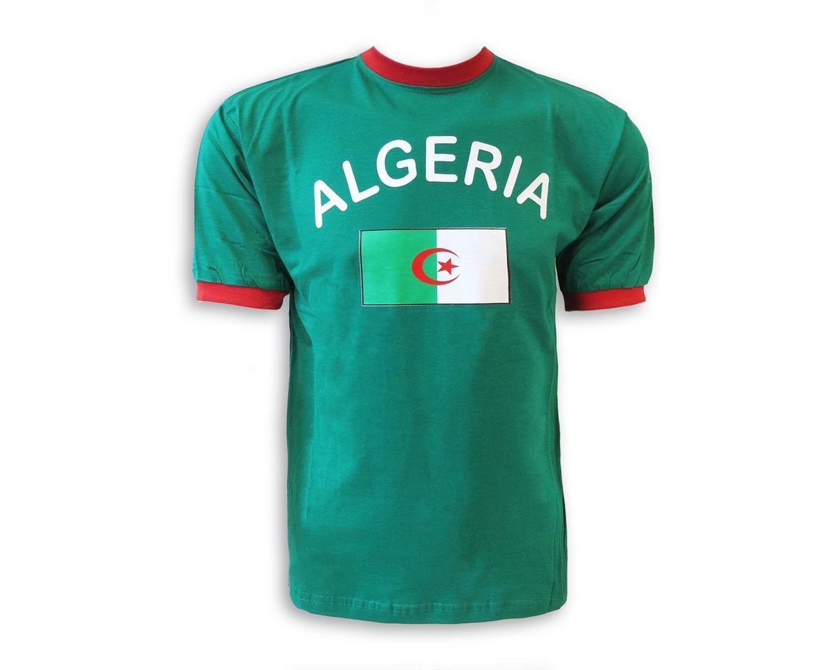 Sonia Originelli T-Shirt Fan-Shirt Algerien" Unisex Fußball WM EM Herren T-Shirt" von Sonia Originelli