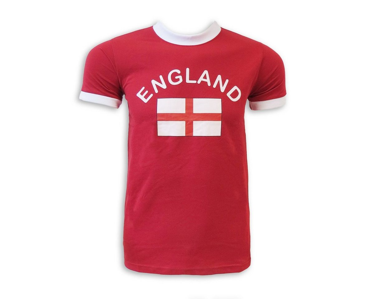Sonia Originelli T-Shirt Fan-Shirt England" Unisex Fußball WM EM Herren T-Shirt" von Sonia Originelli