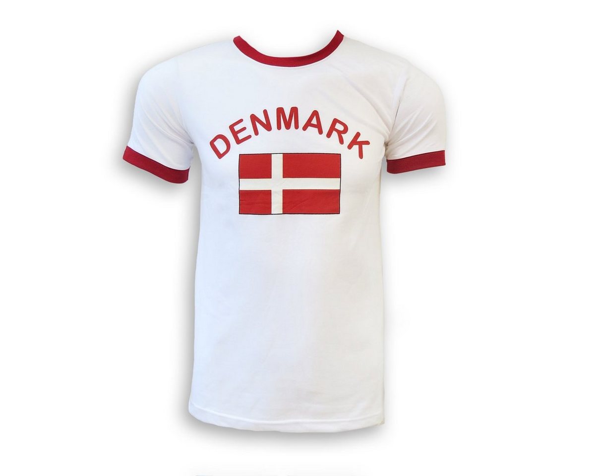 Sonia Originelli T-Shirt Fan-Shirt Denmark" Unisex Fußball WM EM Herren T-Shirt" von Sonia Originelli
