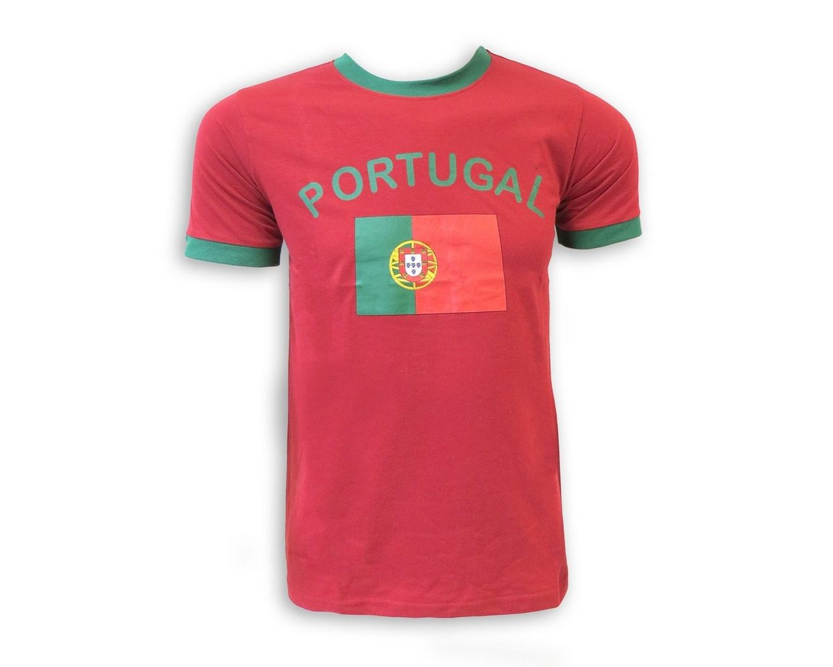 Sonia Originelli T-Shirt Fan-Shirt Portugal" Unisex Fußball WM EM Herren T-Shirt" von Sonia Originelli