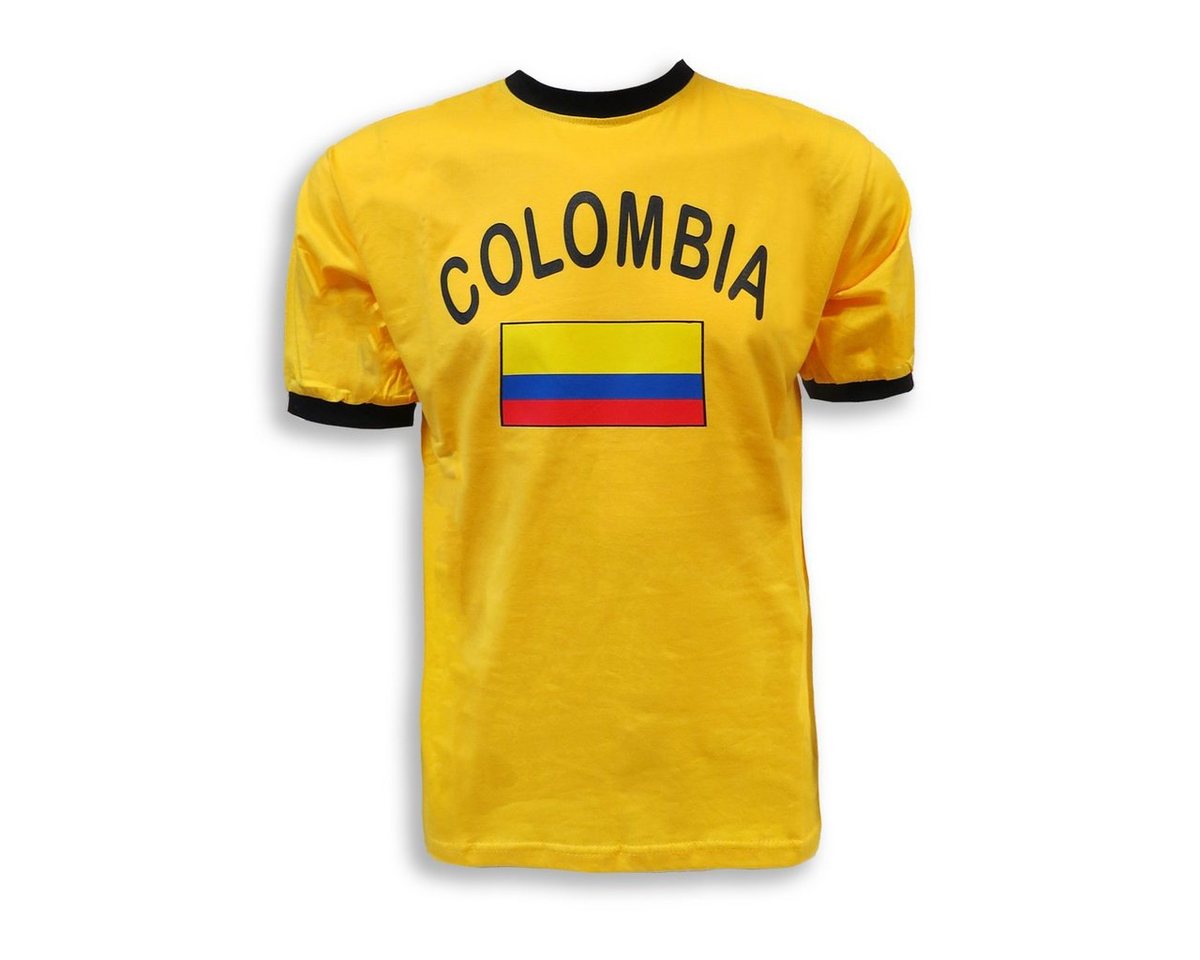 Sonia Originelli T-Shirt Fan-Shirt Colombia" Unisex Fußball WM EM Herren T-Shirt" von Sonia Originelli