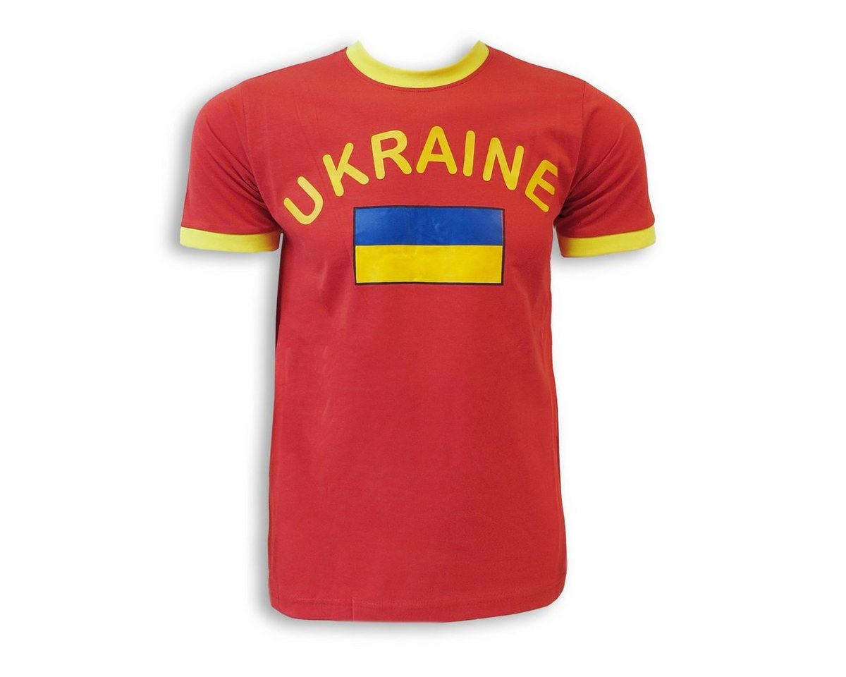 Sonia Originelli T-Shirt Fan-Shirt Ukraine" Unisex Fußball WM EM Herren T-Shirt" von Sonia Originelli