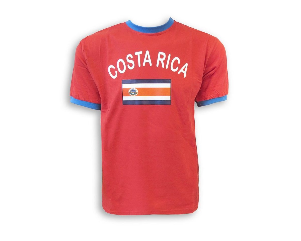 Sonia Originelli T-Shirt Fan-Shirt Costa Rica" Unisex Fußball WM EM Herren T-Shirt" von Sonia Originelli