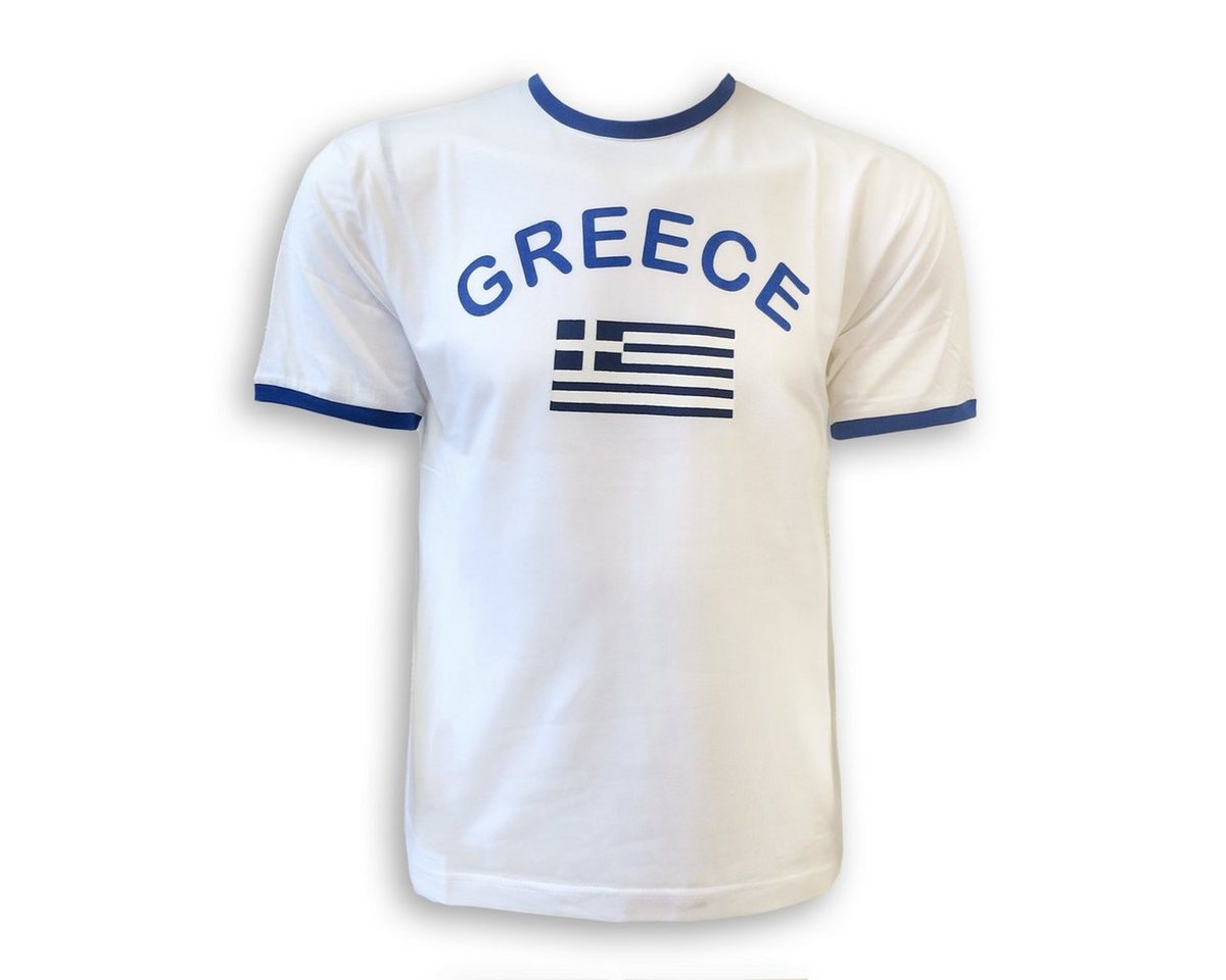 Sonia Originelli T-Shirt Fan-Shirt Greece" Unisex Fußball WM EM Herren T-Shirt" von Sonia Originelli