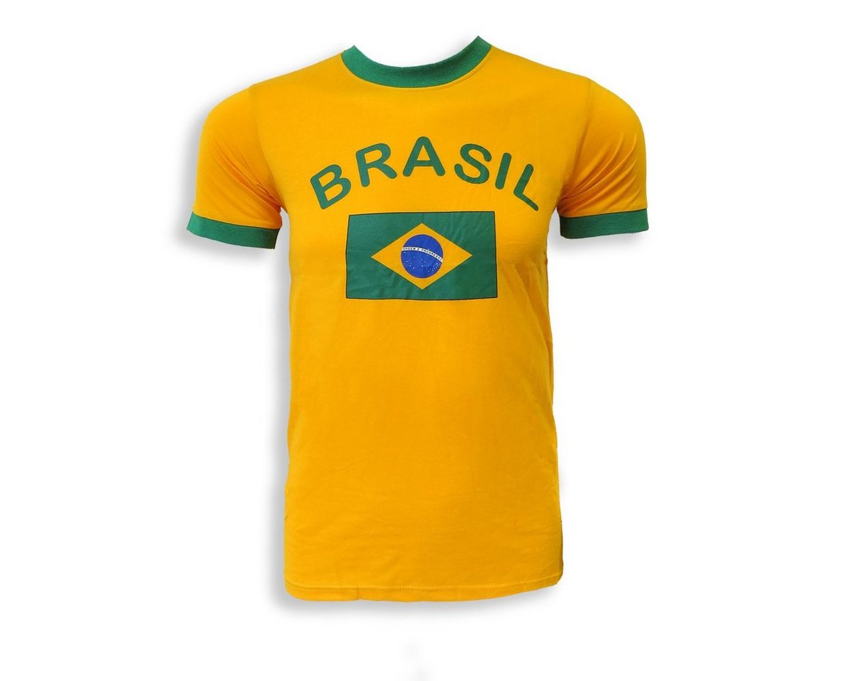 Sonia Originelli T-Shirt Fan-Shirt Brasil" Unisex Fußball WM EM Herren T-Shirt" von Sonia Originelli