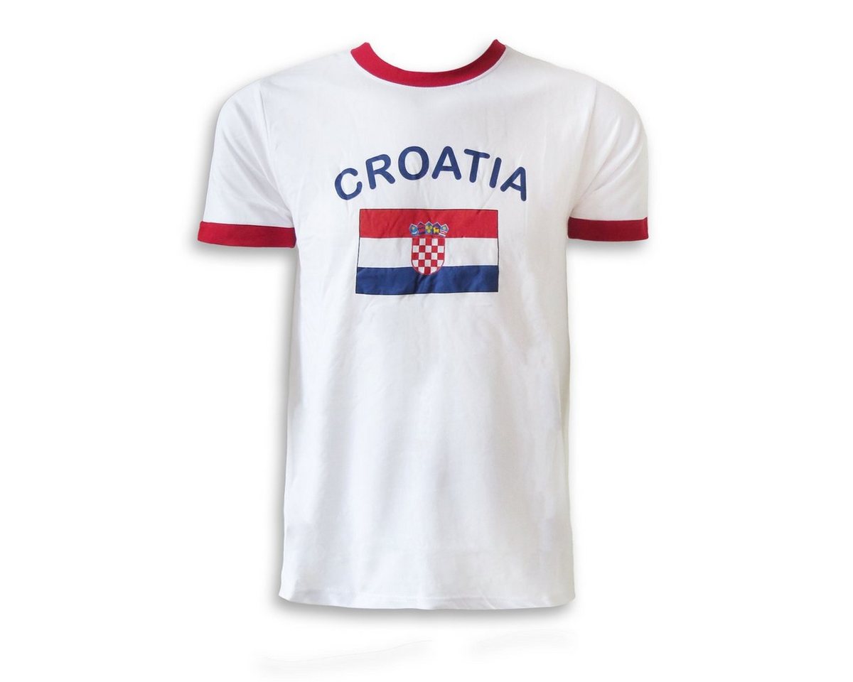 Sonia Originelli T-Shirt Fan-Shirt Croatia" Unisex Fußball WM EM Herren T-Shirt" von Sonia Originelli
