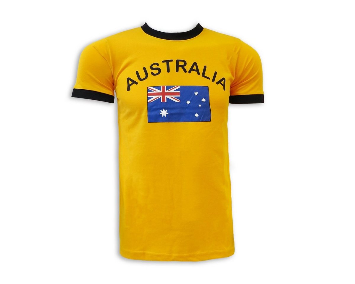 Sonia Originelli T-Shirt Fan-Shirt Australia" Unisex Fußball WM EM Herren T-Shirt" von Sonia Originelli