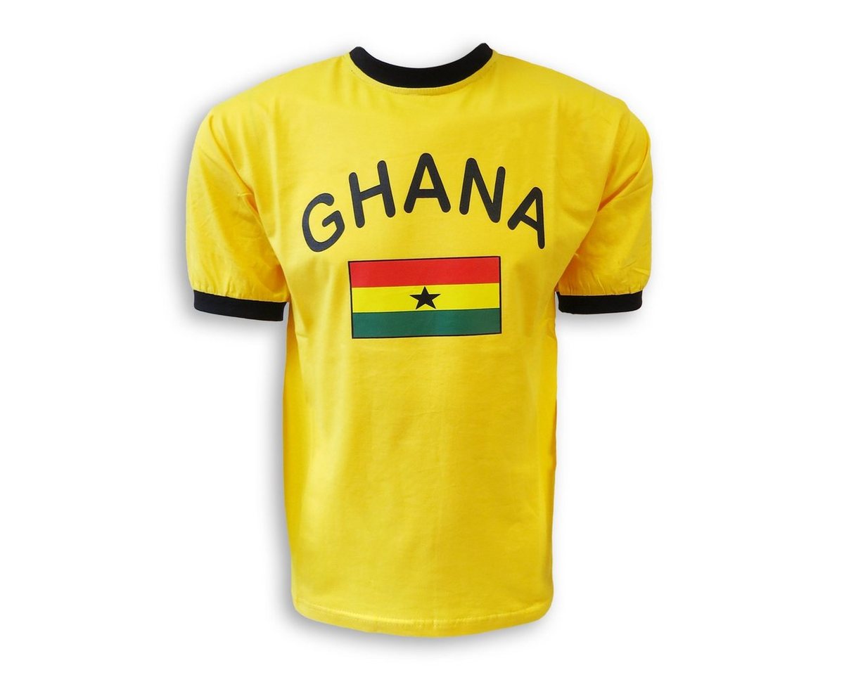 Sonia Originelli T-Shirt Fan-Shirt Ghana" Unisex Fußball WM EM Herren T-Shirt" von Sonia Originelli