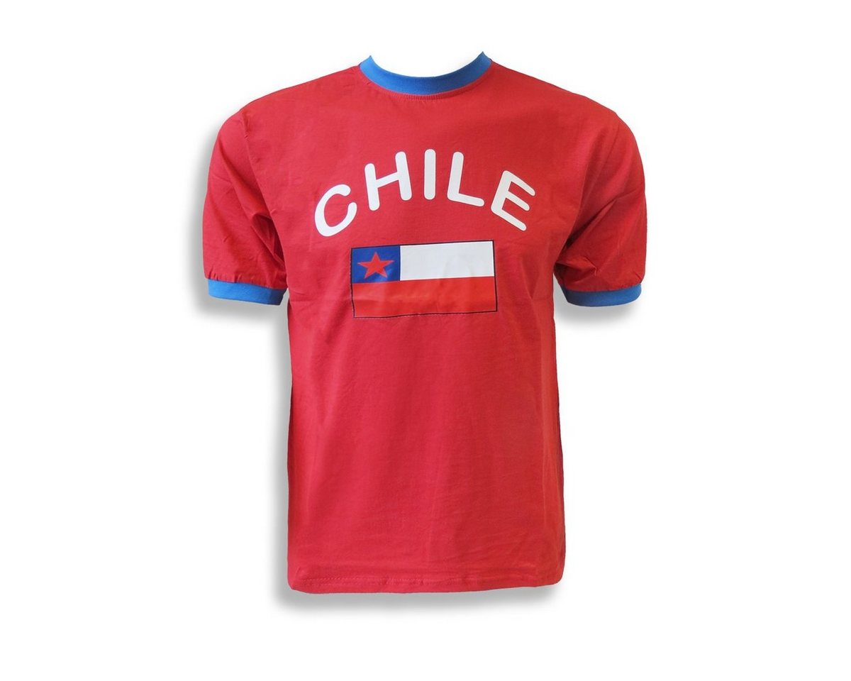 Sonia Originelli T-Shirt Fan-Shirt Chile" Unisex Fußball WM EM Herren T-Shirt" von Sonia Originelli