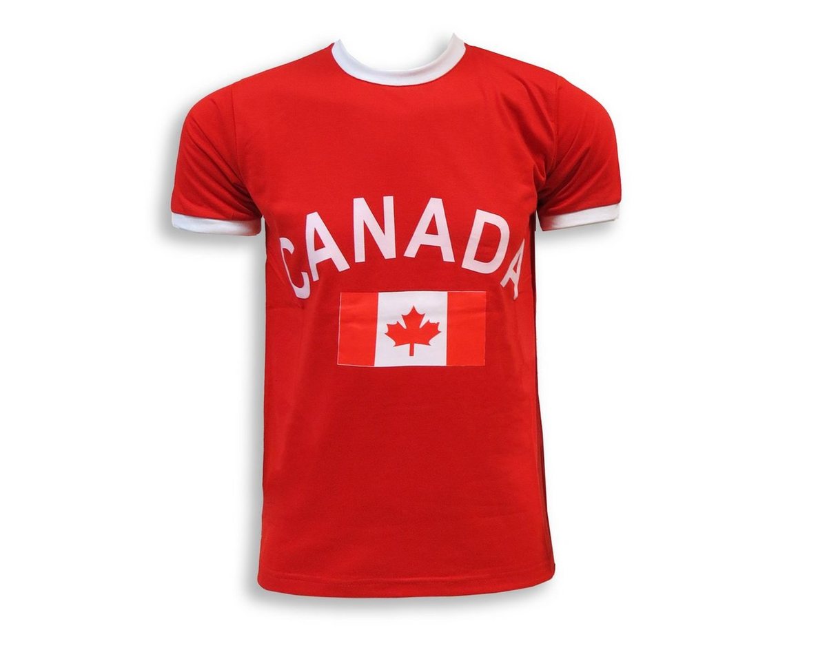 Sonia Originelli T-Shirt Fan-Shirt Canada" Unisex Fußball WM EM Herren T-Shirt" von Sonia Originelli
