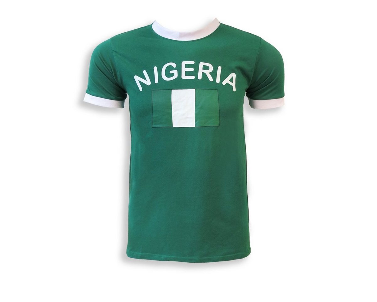 Sonia Originelli T-Shirt Fan-Shirt Nigeria" Unisex Fußball WM EM Herren T-Shirt" von Sonia Originelli