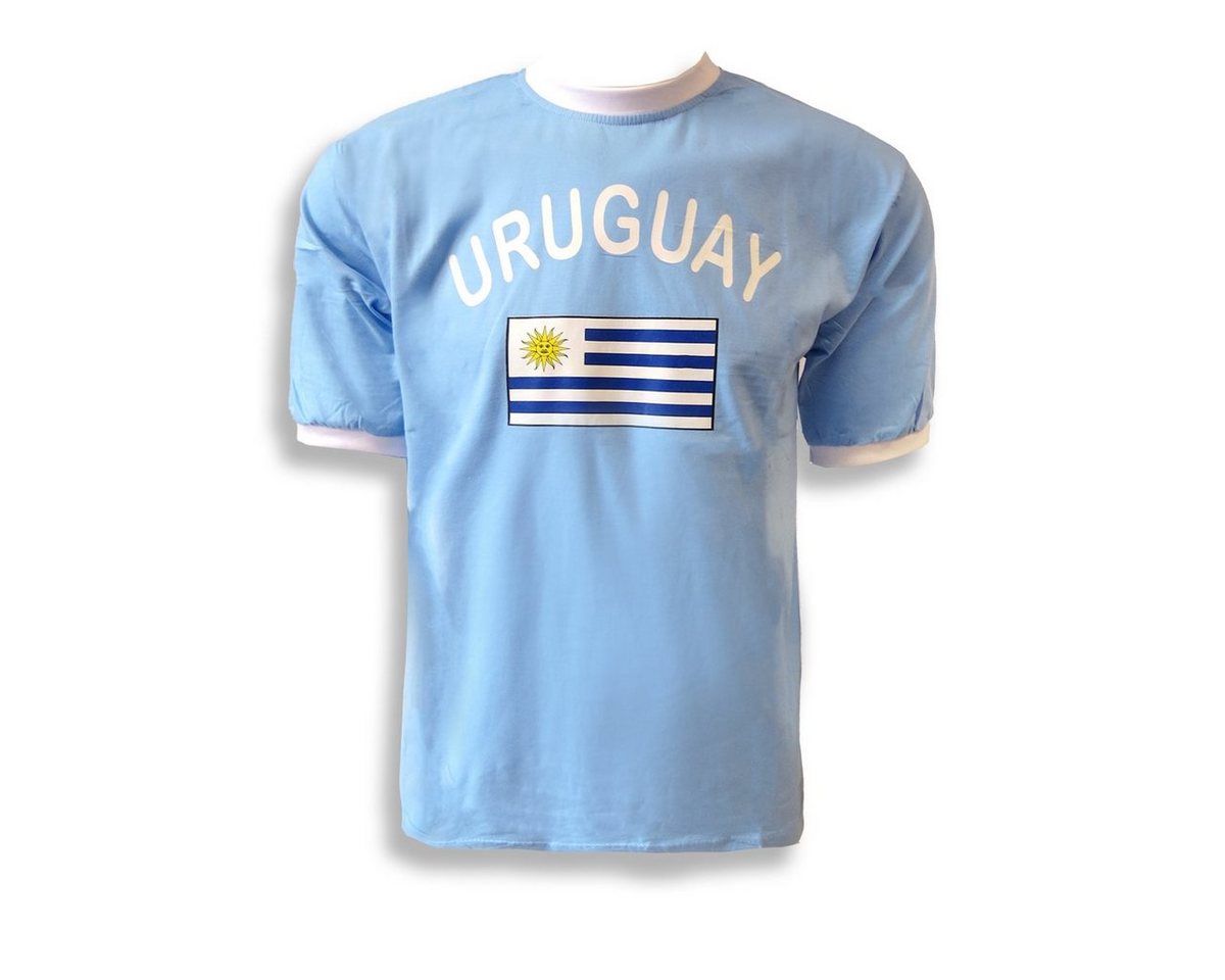 Sonia Originelli T-Shirt Fan-Shirt Uruguay" Unisex Fußball WM EM Herren T-Shirt" von Sonia Originelli