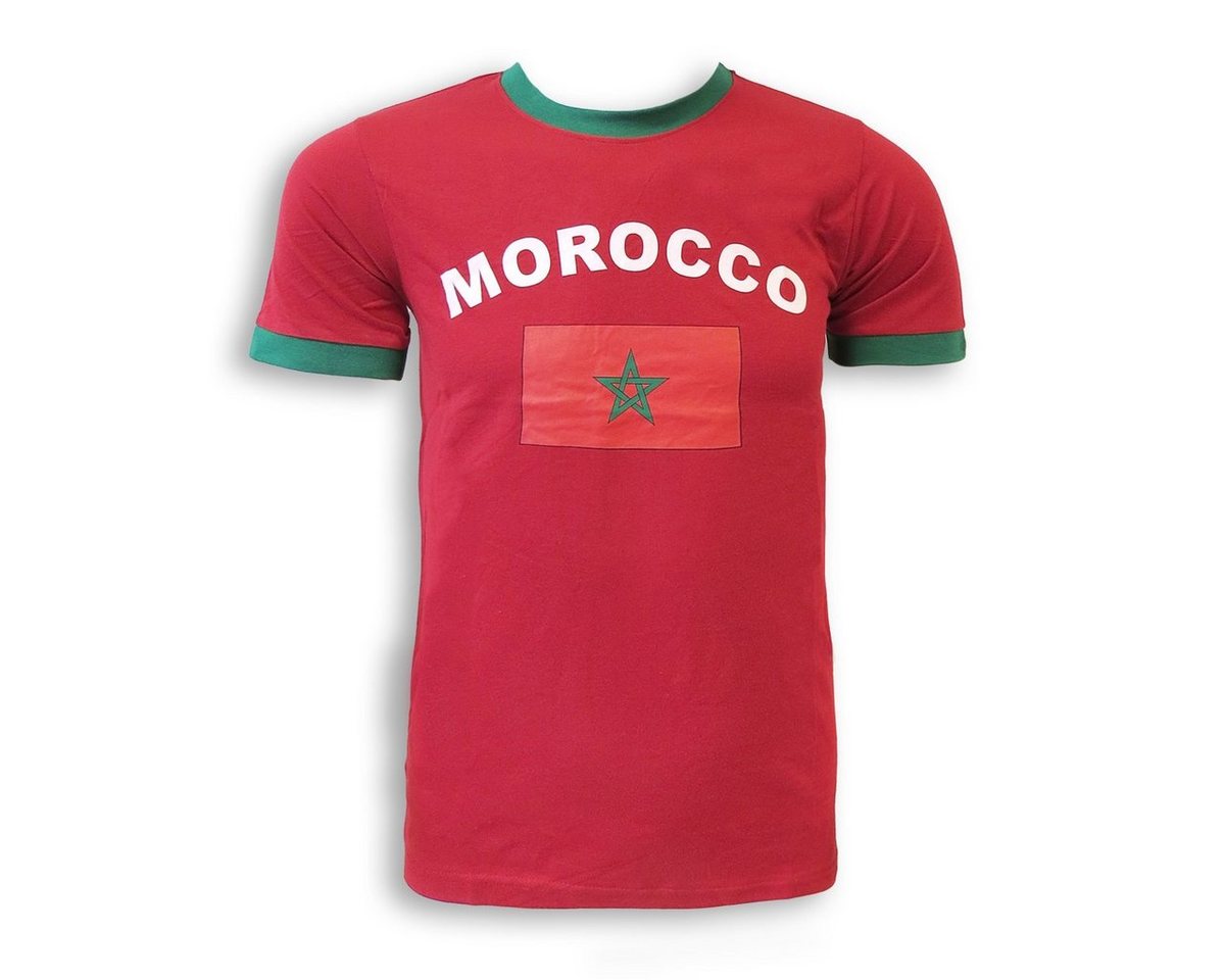 Sonia Originelli T-Shirt Fan-Shirt Marocco" Unisex Fußball WM EM Herren T-Shirt" von Sonia Originelli