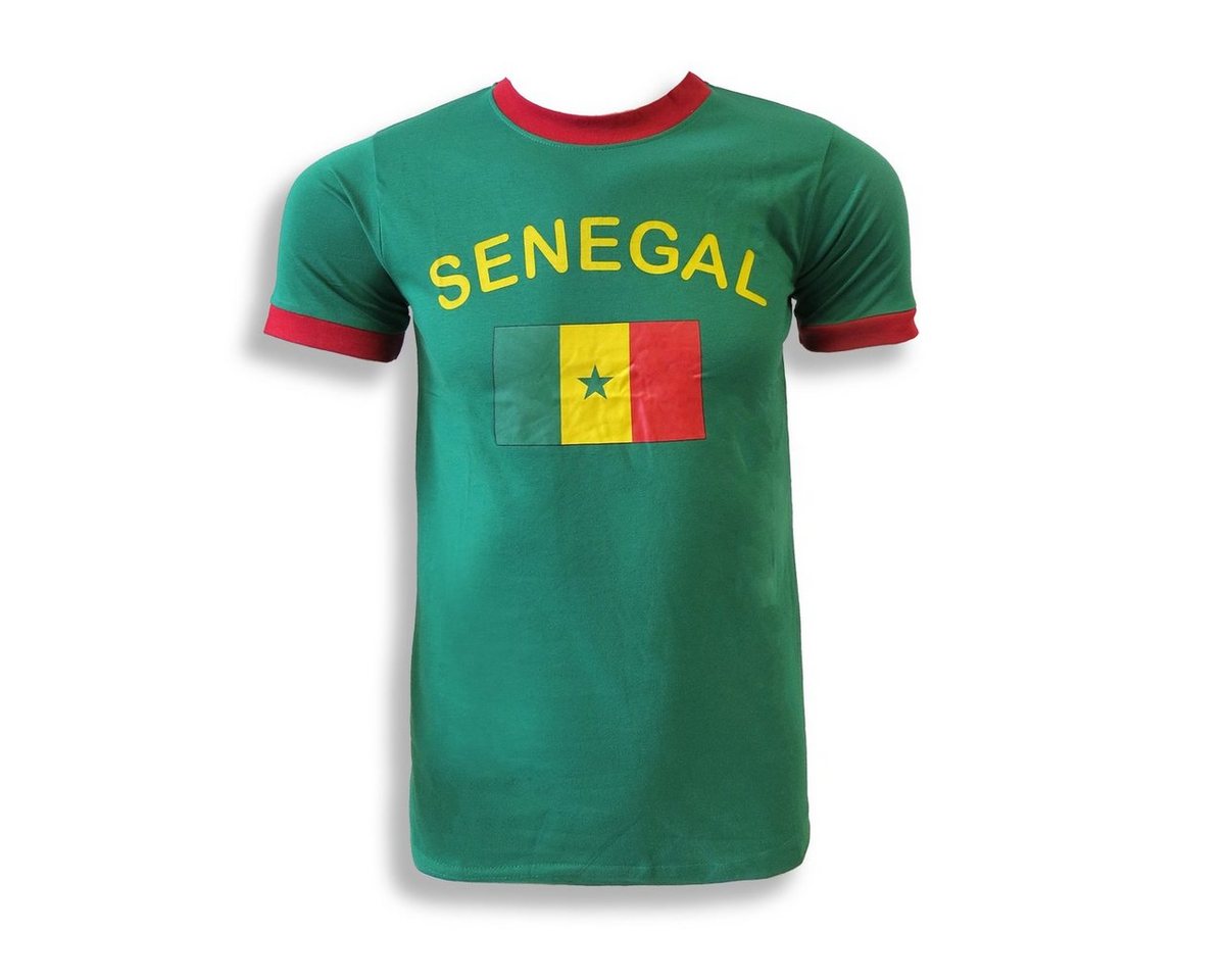 Sonia Originelli T-Shirt Fan-Shirt Senegal" Unisex Fußball WM EM Herren T-Shirt" von Sonia Originelli