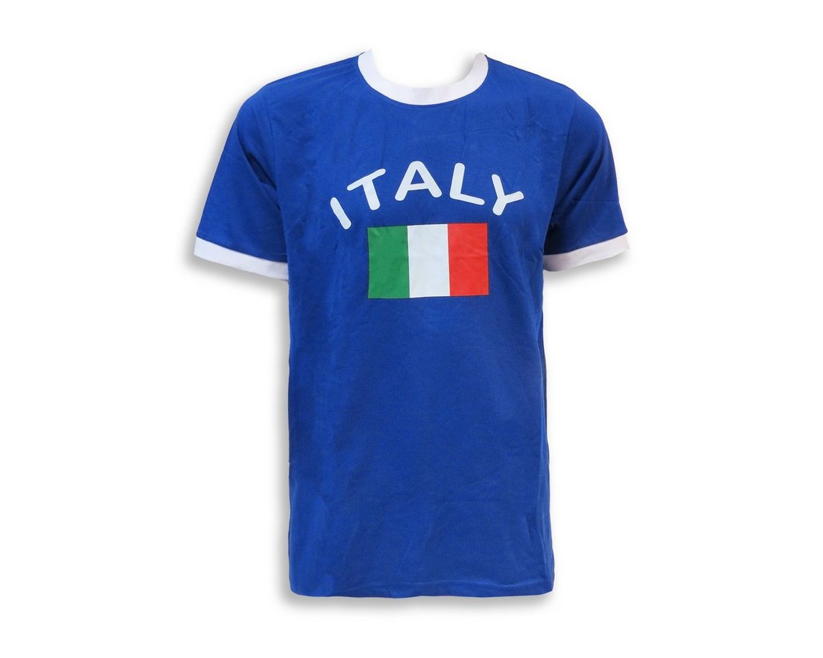 Sonia Originelli T-Shirt Fan-Shirt Italy" Unisex Fußball WM EM Herren T-Shirt" von Sonia Originelli