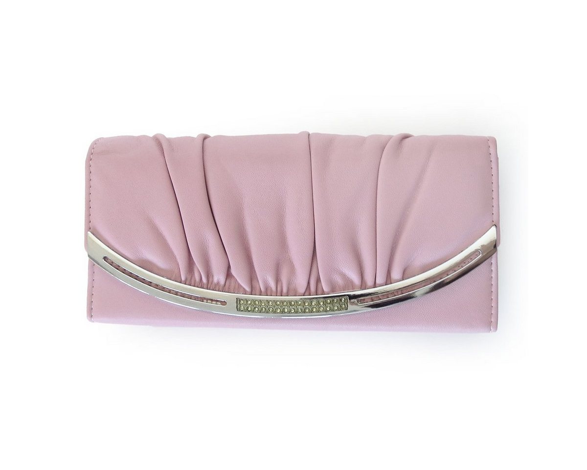 Sonia Originelli Umhängetasche Kellner Portemonnaie Damen Geldbörse XL Clutch Tasche mit Kette, 4 Kartenfächer von Sonia Originelli