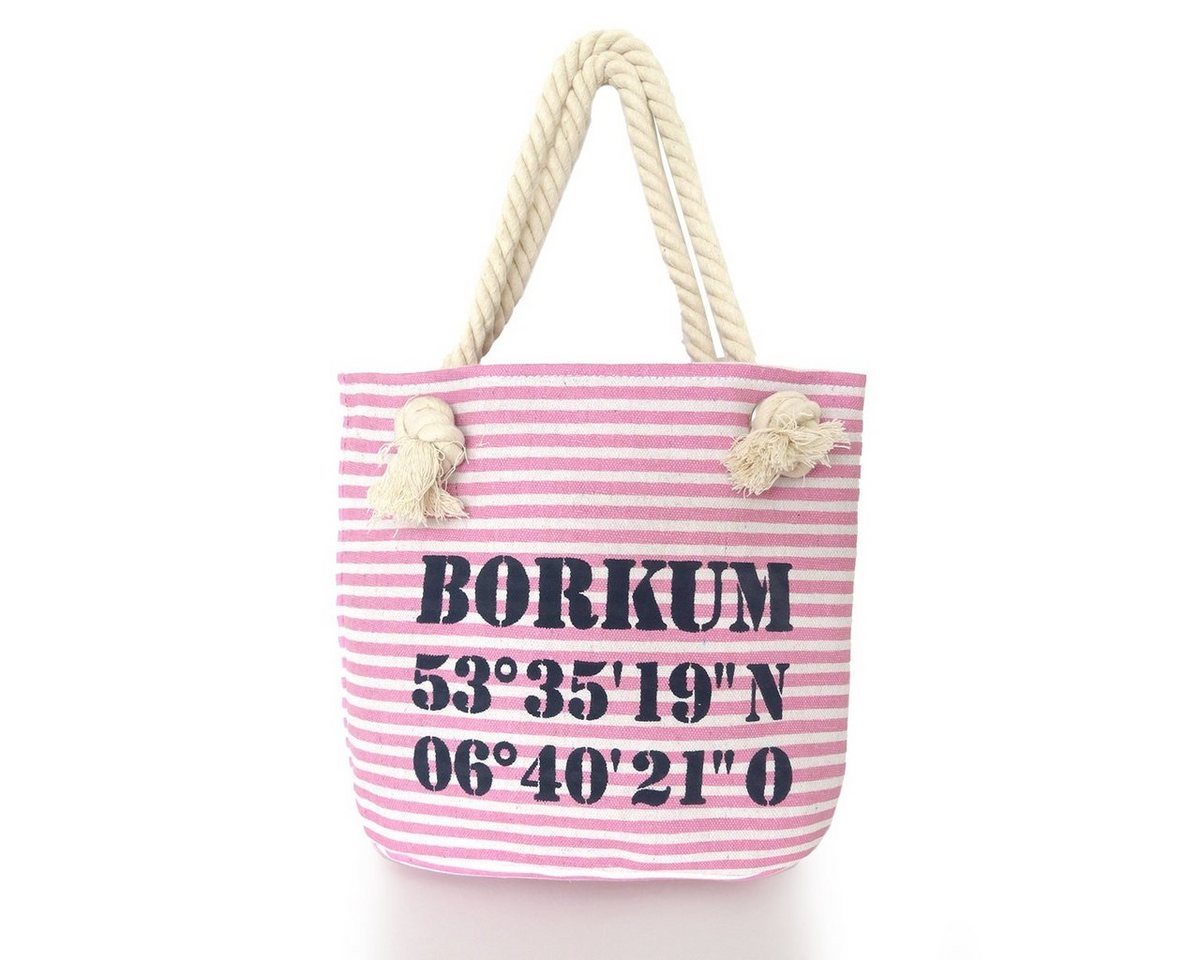 Sonia Originelli Umhängetasche XS Shopper Borkum" Shopper Tasche Koordinaten" von Sonia Originelli