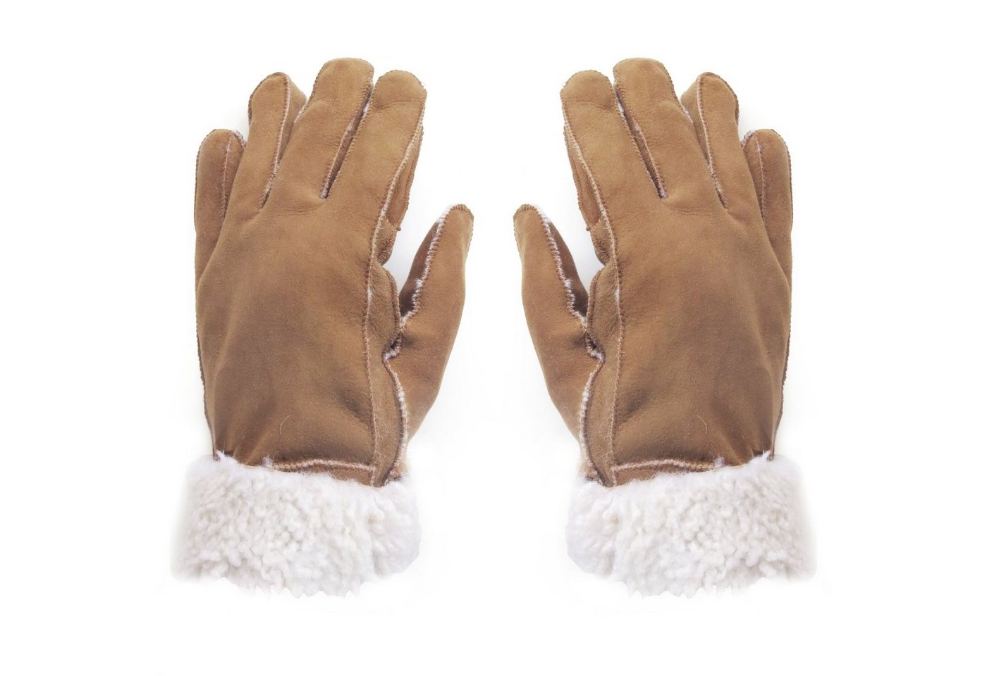 Sonia Originelli Winter-Arbeitshandschuhe Handschuhe aus Lammfell Schaffell unisex hochwertig warm Farben können abweichen, Struktur des Fells kann abweichen von Sonia Originelli