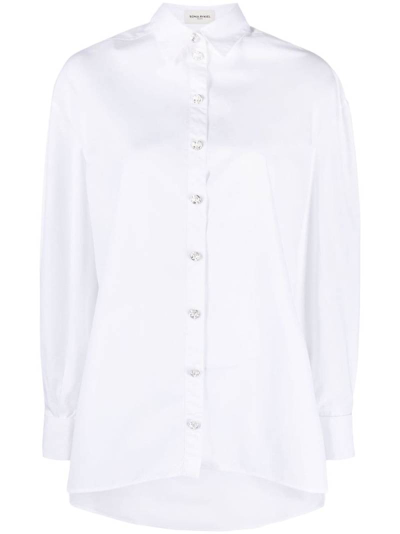 Sonia Rykiel Hemd mit Kristallknöpfen - Weiß von Sonia Rykiel