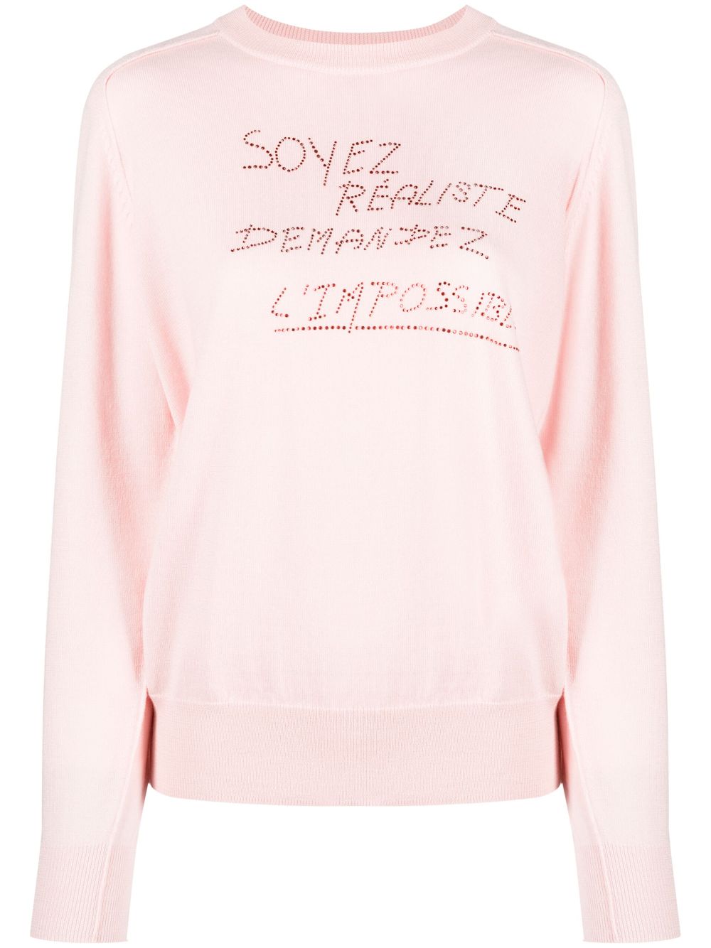 Sonia Rykiel Pullover mit Strass - Rosa von Sonia Rykiel