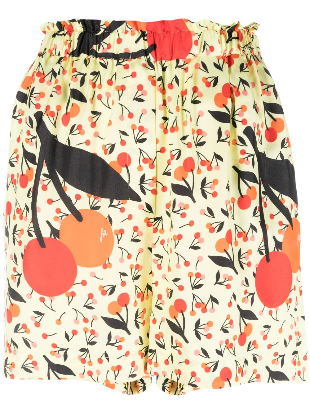 Sonia Rykiel Shorts mit Kirschen-Print - Gelb von Sonia Rykiel