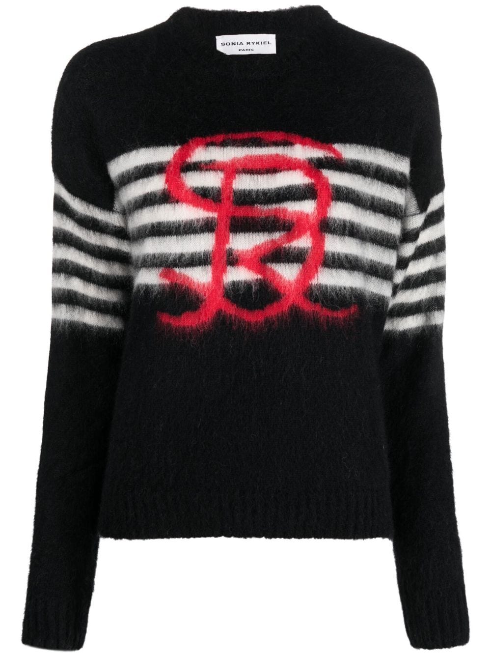 Sonia Rykiel Gestreifter Pullover - Schwarz von Sonia Rykiel