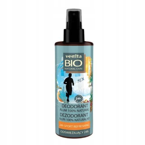 VENITA Bio Natural Care Men Dezodorant do stóp 100% naturalny ałun - 24h Sport Refreshing 100ml VENITA Bio Natural Care Men Dezodorant do stóp 100% naturalny ałun - 24h Sport Refreshing 100ml von Sonia