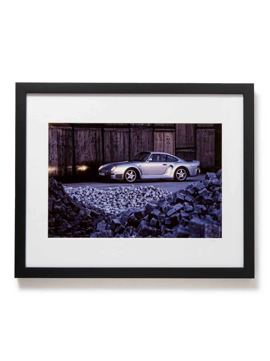 Sonic Editions - Framed 1987 Porsche 959 print, 16" x 20" - Men - Black von Sonic Editions