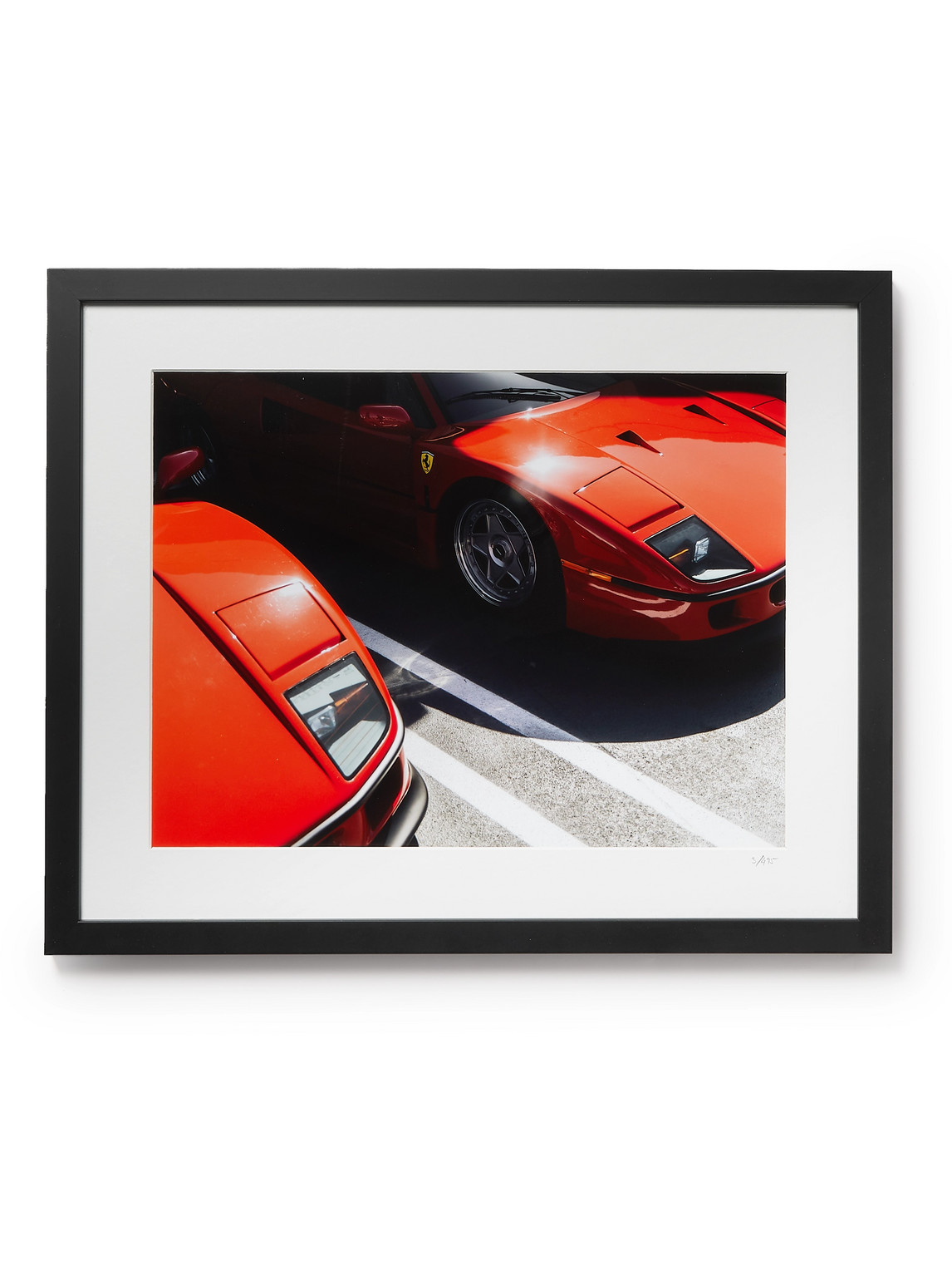 Sonic Editions - Framed 2018 Two Ferrari F40s Print, 16"" x 20"" - Men - Multi von Sonic Editions