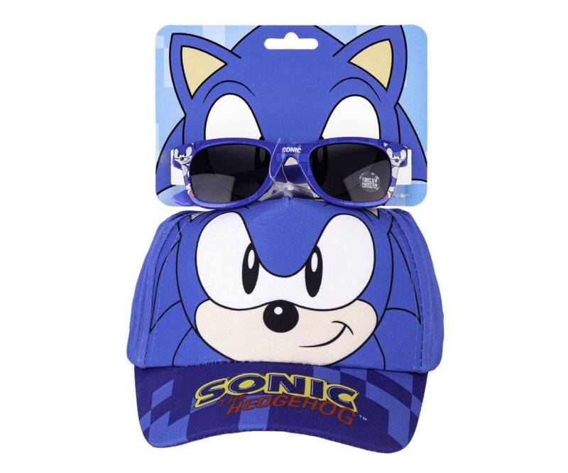 Sonic SEGA Baseball Cap (2-St) Set Sommerkappe mit Sonnenbrille Größe 53 cm von Sonic  SEGA