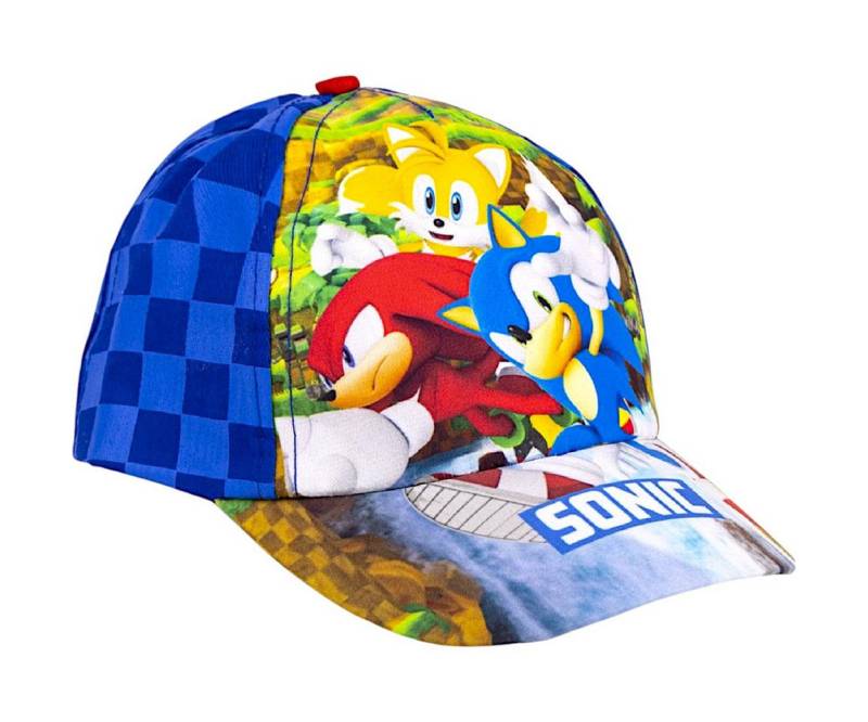 Sonic SEGA Baseball Cap Sonic, Tails und Knuckles Jungen Sommerkappe Größe 53 cm von Sonic  SEGA