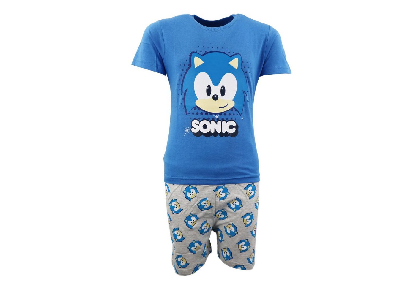 Sonic SEGA Schlafanzug Sonic the Hedgehog Jungen Kinder Pyjama Gr. 98 bis 128 von Sonic  SEGA