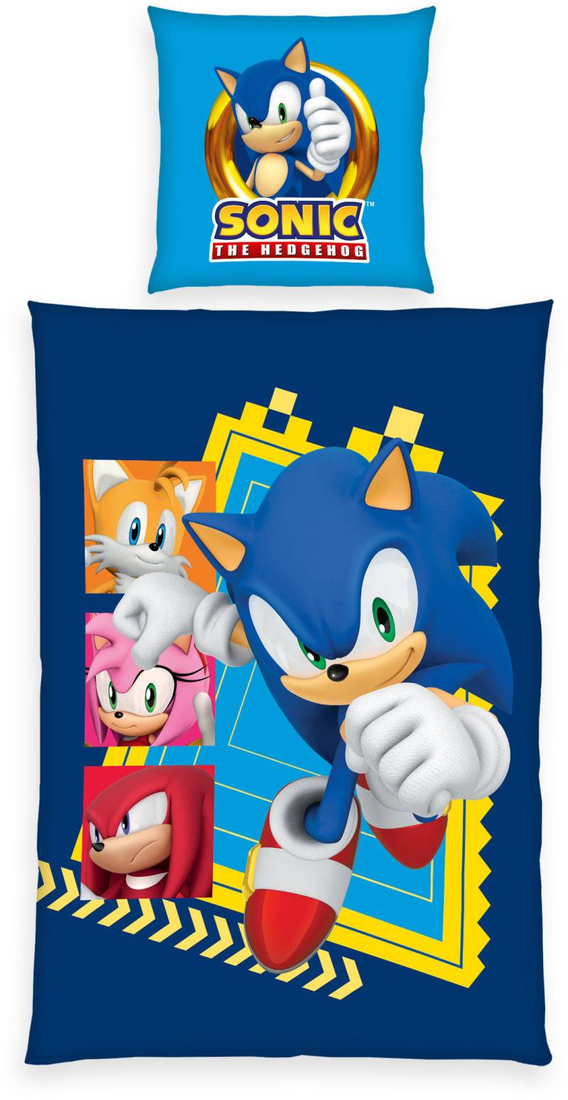 Sonic SEGA Bettwäsche "Sonic" 2 Stk. tlg. Wendebettwäsche von Sonic Sega