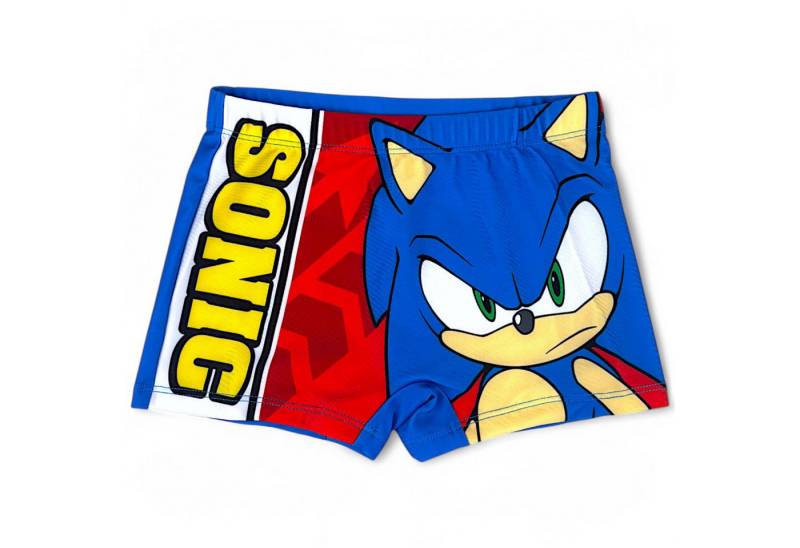 Sonic The Hedgehog Badehose Sega Schwimmhose - Jungen Bademode Gr. 104 - 134 cm von Sonic The Hedgehog