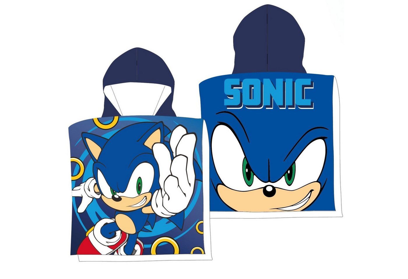 Sonic The Hedgehog Badeponcho Kinder-Poncho 100 x 50 cm – Mikrofaser Handtuchponcho Sonic The Hedgehog Badeponcho Kinder-Poncho 100 x 50 cm – Mikrofaser Handtuchponcho von Sonic The Hedgehog