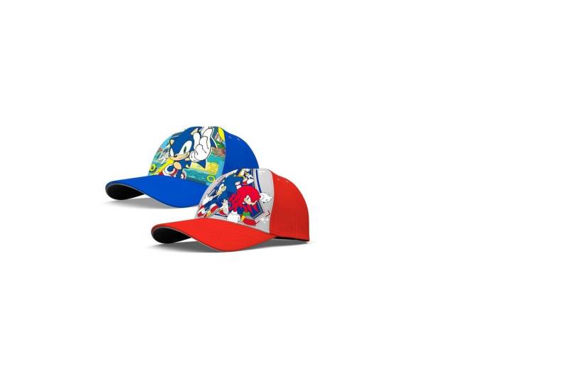 Sonic The Hedgehog Baseball Cap Hedgehog Mütze für Kinder Blau 2 Motive von Sonic The Hedgehog