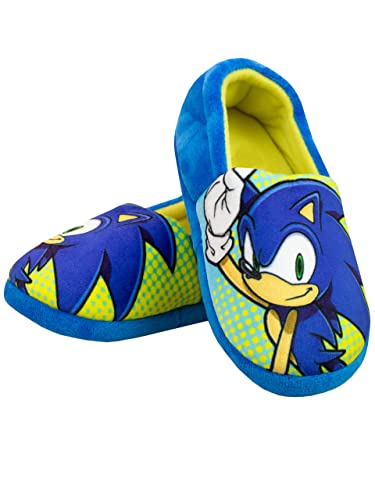 Sonic The Hedgehog Jungen Hausschuhe Blau 26 von Sonic The Hedgehog
