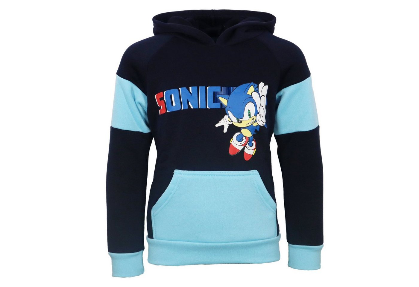 Sonic The Hedgehog Kapuzenpullover Sonic the Hedgehog Kinder Jungen Fleece Hoodie Pulli Gr. 98 bis 128 von Sonic The Hedgehog