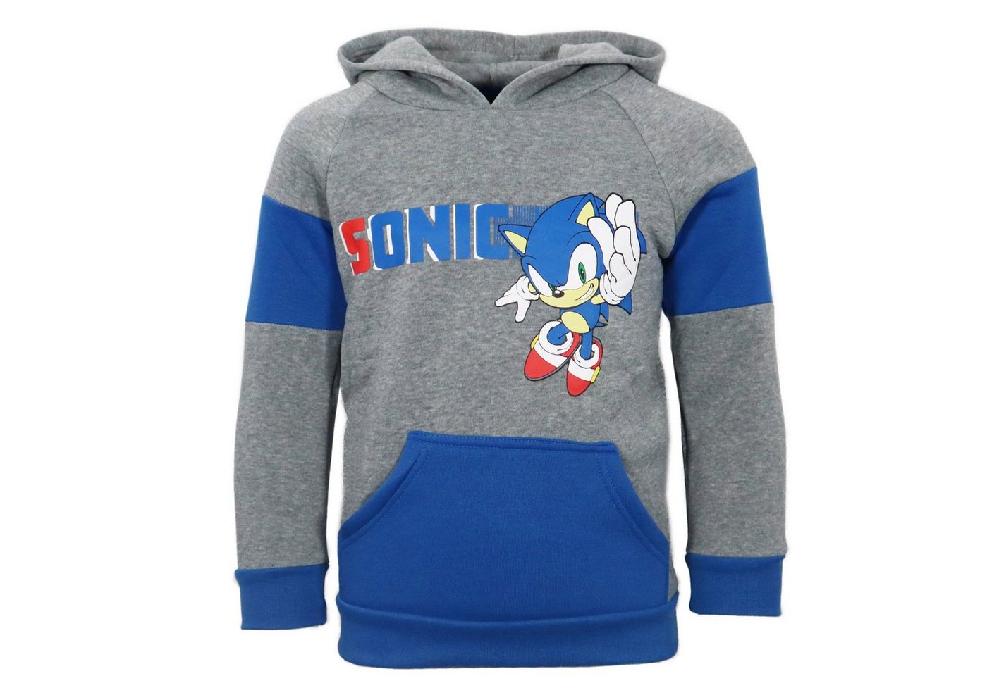 Sonic The Hedgehog Kapuzenpullover Sonic the Hedgehog Kinder Jungen Fleece Hoodie Pulli Gr. 98 bis 128 von Sonic The Hedgehog