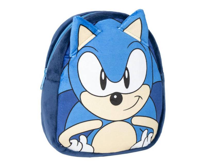 Sonic The Hedgehog Kinderrucksack Vorschulrucksack Weicher Plüsch-Rucksack für Jungen & Mädchen von Sonic The Hedgehog