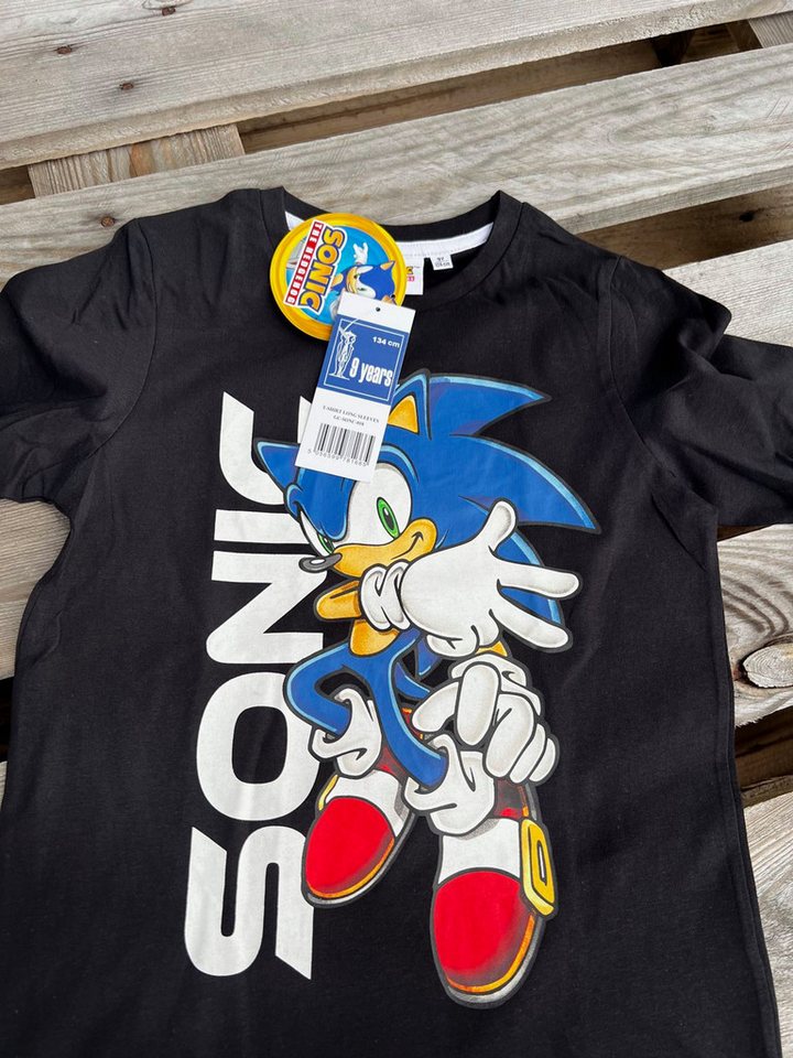 Sonic The Hedgehog Langarmshirt Sonic Longsleeve langarm T-Shirt Pulli Pullover 6-12 Jahre Kinder Langarm T-Shirt Sonic Jungen + Mädchen Sonic The Hedgehog Langarmshirt Sonic Longsleeve langarm T-Shirt Pulli Pullover 6-12 Jahre Kinder Langarm T-Shirt Sonic Jungen + Mädchen von Sonic The Hedgehog