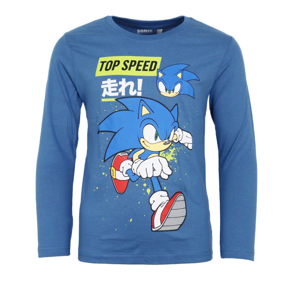 Sonic The Hedgehog Langarmshirt Sonic The Hedgehog Kinder Junge langarm Shirt Langarmshirt Gr. 104 bis 134 Sonic The Hedgehog Langarmshirt Sonic The Hedgehog Kinder Junge langarm Shirt Langarmshirt Gr. 104 bis 134 von Sonic The Hedgehog
