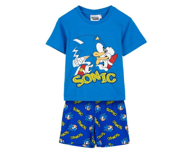 Sonic The Hedgehog Pyjama Schlafanzug Kinder T-Shirt & Short aus 100 % Baumwolle von Sonic The Hedgehog