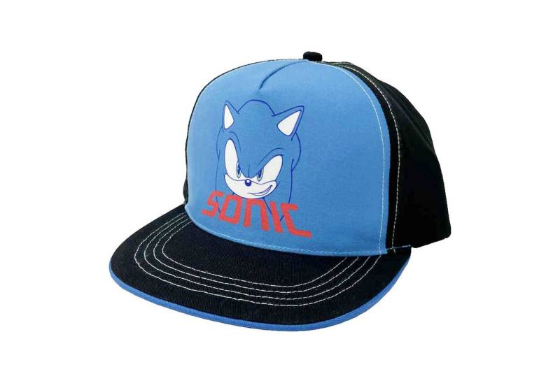 Sonic The Hedgehog Snapback Cap Sonic The Hedgehog Jungen Snapback Basecap Baseball Kappe Gr. 52 bis 54 von Sonic The Hedgehog