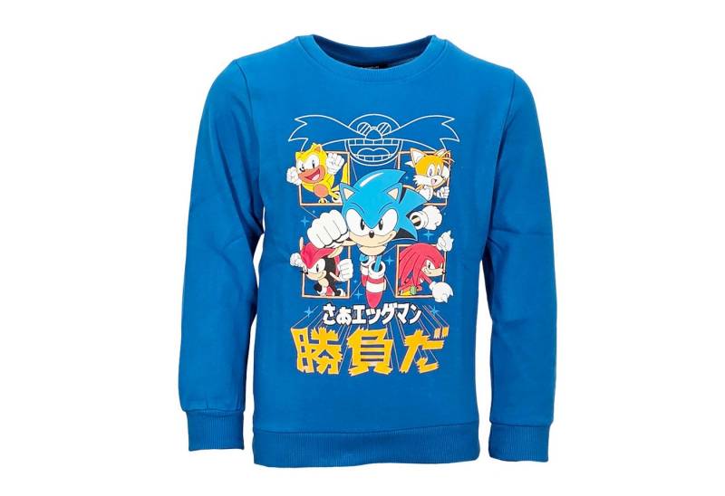 Sonic The Hedgehog Sweater Sonic the Hedgehog Kinder Jungen Pullover Sweater Pulli Gr. 104 bis 152 von Sonic The Hedgehog