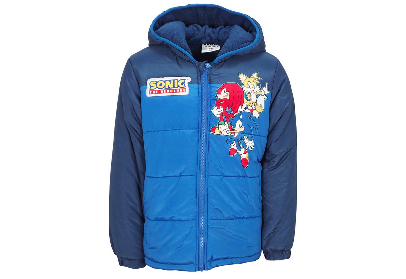 Sonic The Hedgehog Winterjacke Sonic The Hedgehog Kinder Winterjacke Jungen Jacke mit Kapuze Gr. 92 bis 128 von Sonic The Hedgehog